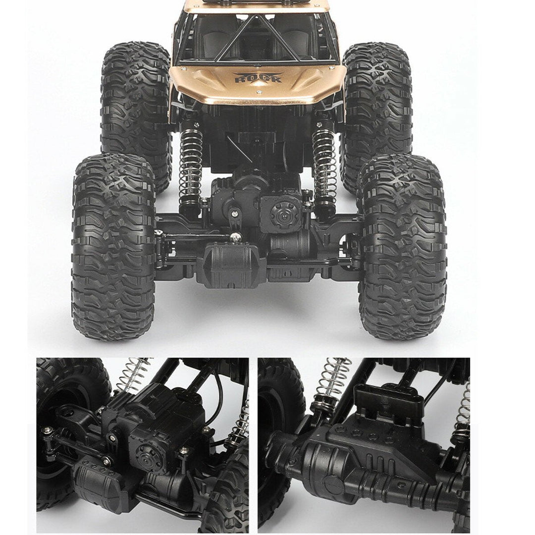 RC Car with Rechargeable Battery and Remote Control 2.4G 4WD Off Road Monster RC Climbing Trucks Toys RC Vehicle Model Image 6