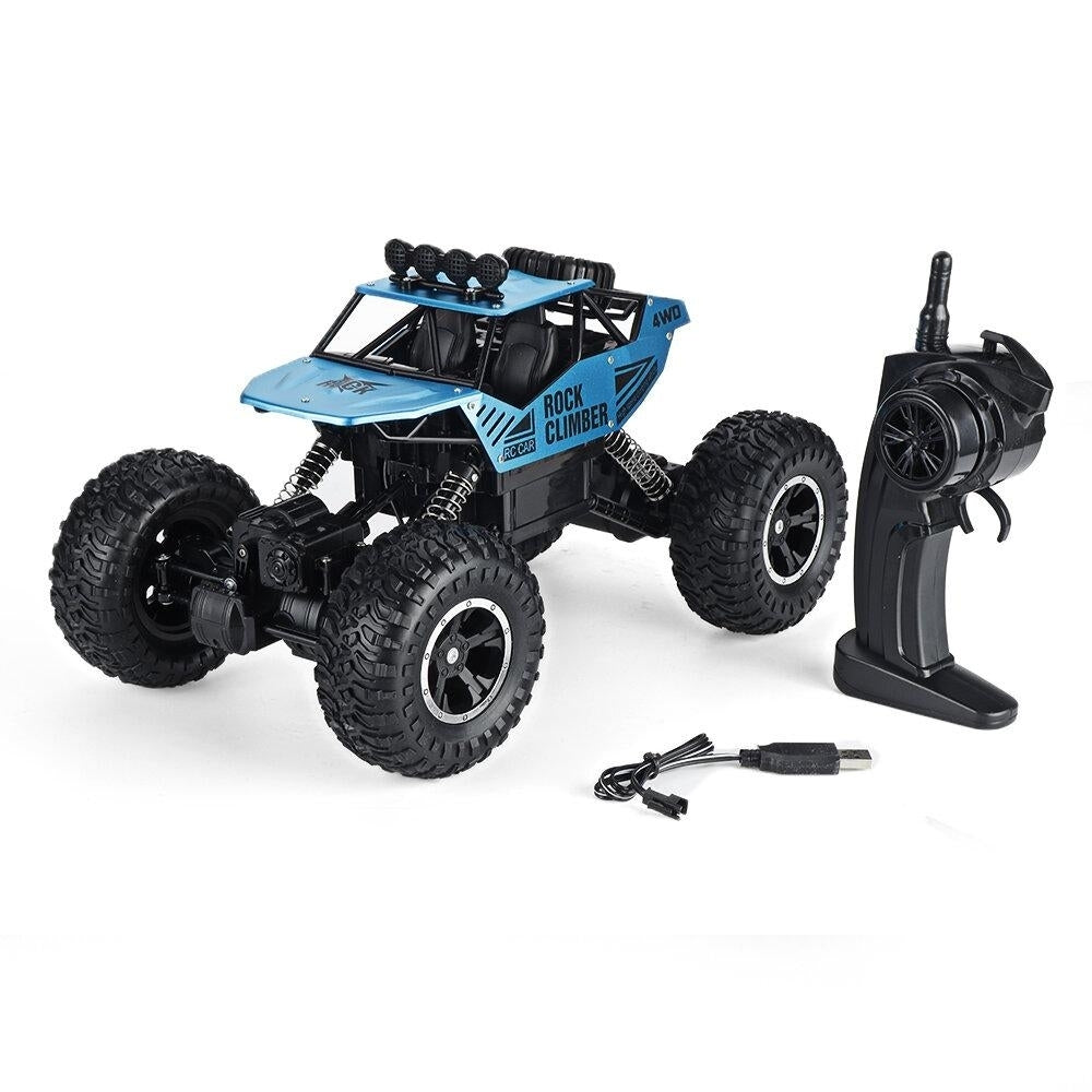 RC Car with Rechargeable Battery and Remote Control 2.4G 4WD Off Road Monster RC Climbing Trucks Toys RC Vehicle Model Image 7
