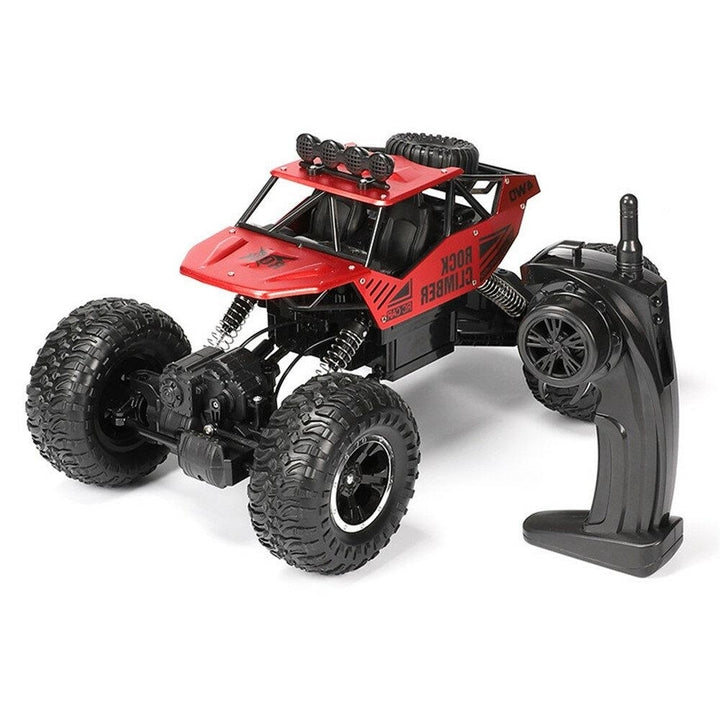 RC Car with Rechargeable Battery and Remote Control 2.4G 4WD Off Road Monster RC Climbing Trucks Toys RC Vehicle Model Image 8