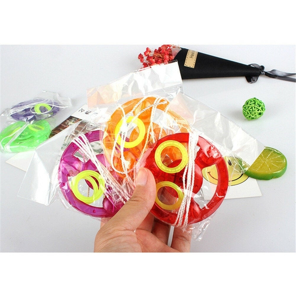 Pull String Flashing Flywheel Flashing Top Childhood Classic Toy for Kids And Adluts Image 9