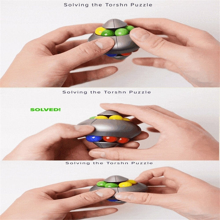 Puzzle decompression childrens toy spinning magic bean fingertip Rubiks cube spinning top Image 4
