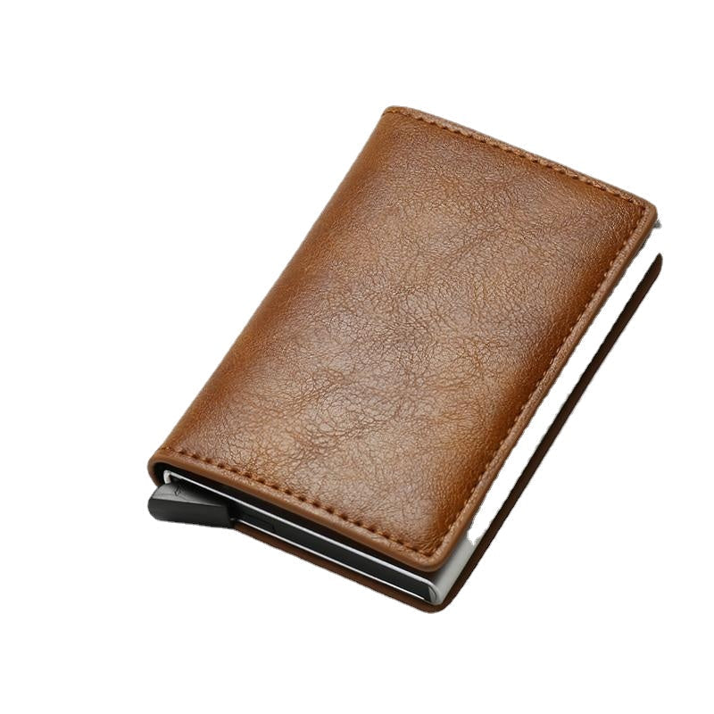 Rfid Card Holder Men Wallets Money Bag Male Vintage Black Short Purse Small Leather Slim Mini Thin Image 11