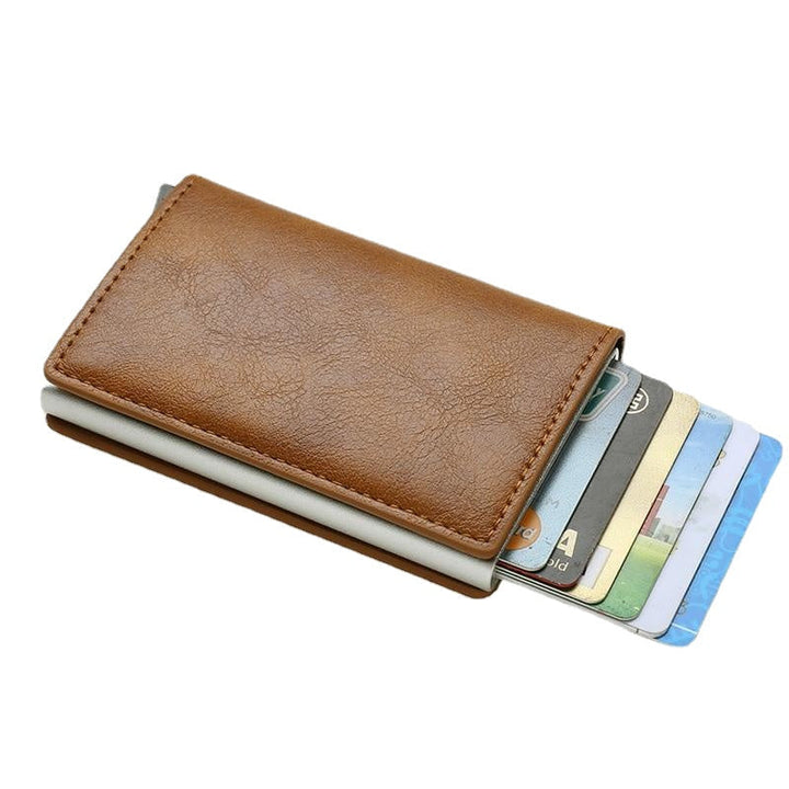 Rfid Card Holder Men Wallets Money Bag Male Vintage Black Short Purse Small Leather Slim Mini Thin Image 12