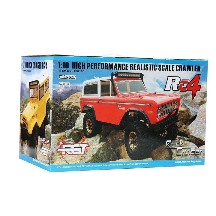 RC Car 2.4G 4WD 2CH Rock Cruiser Waterproof Off Road RC Truck RTR RC Toy Image 10