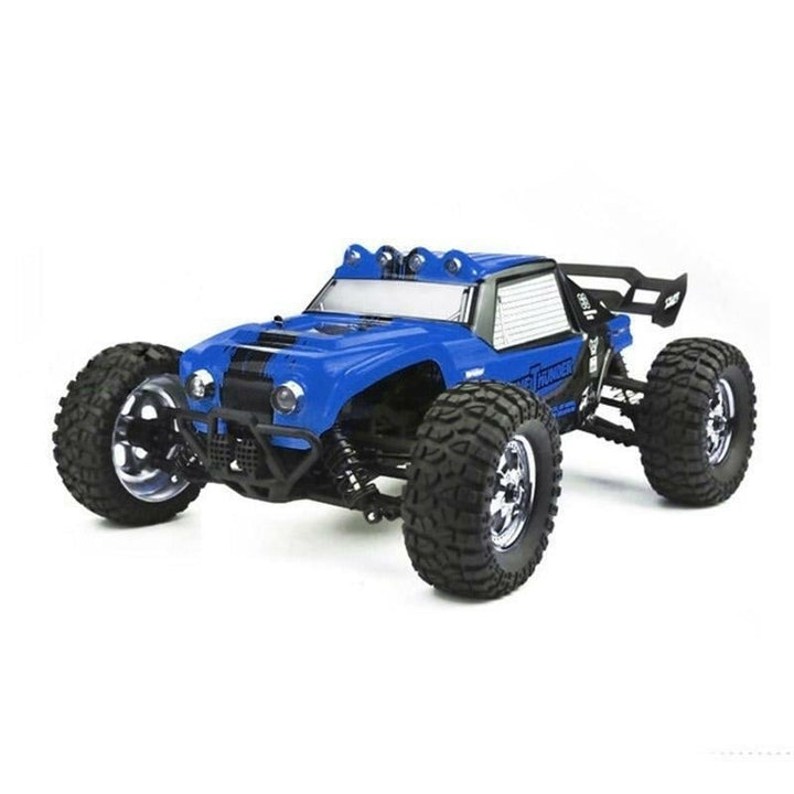 RTR 4WD 2.4G Hydraulic Damper RC Car Desert Off-Road Truck with LED Light Image 1