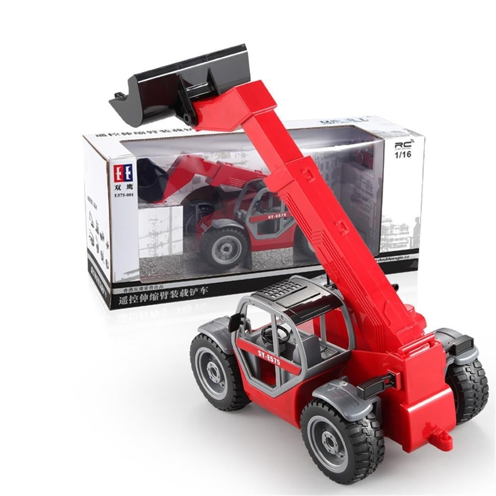 RC Car Telescopic Arm Loading Forklift Vehicle Model Toys Image 2