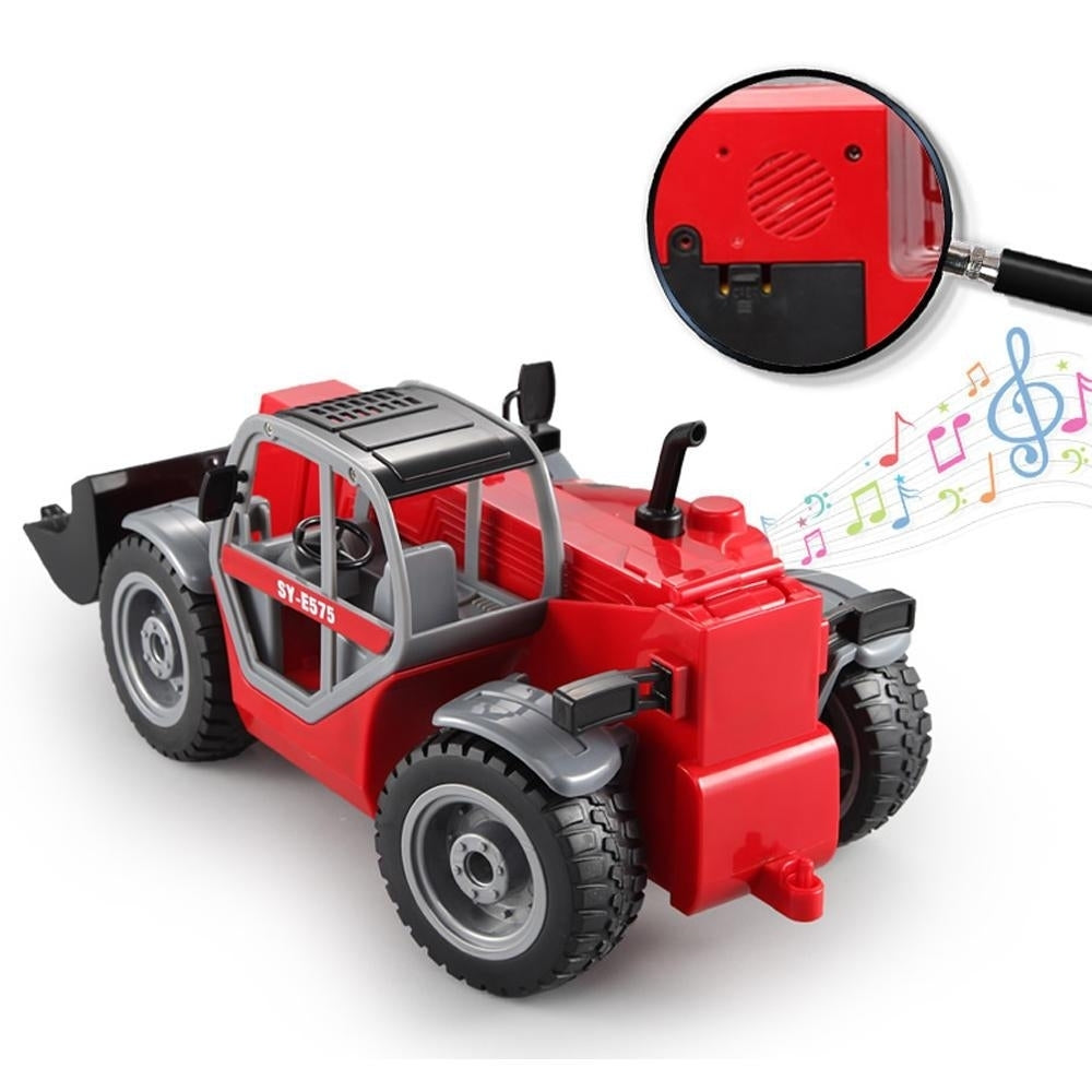 RC Car Telescopic Arm Loading Forklift Vehicle Model Toys Image 8