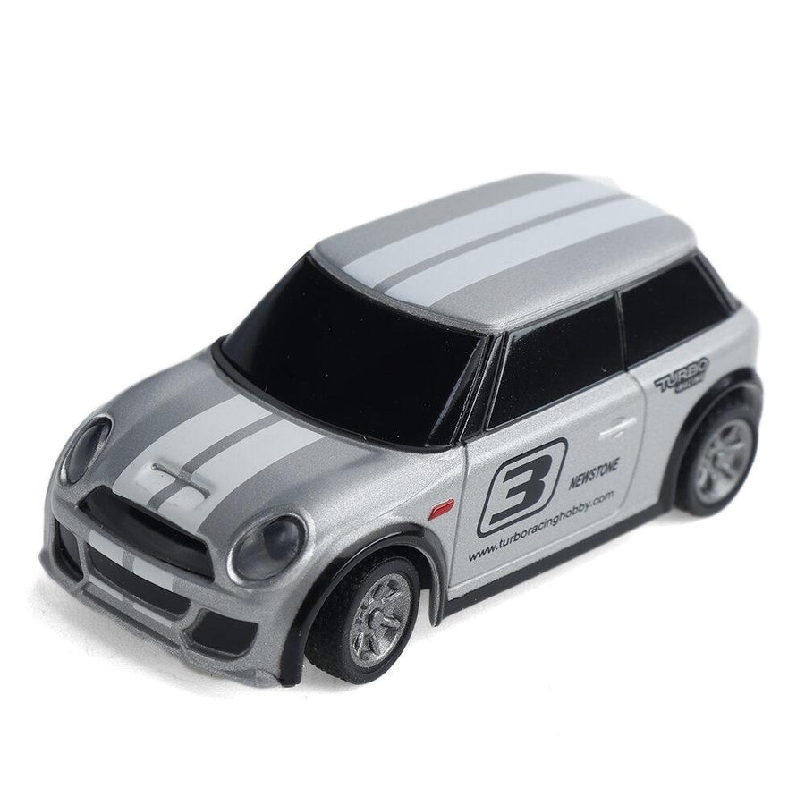 RTR 1/76 2.4G 2WD Fully Proportional Control Mini RC Car LED Light Vehicles Model Kids Children Toys Image 1