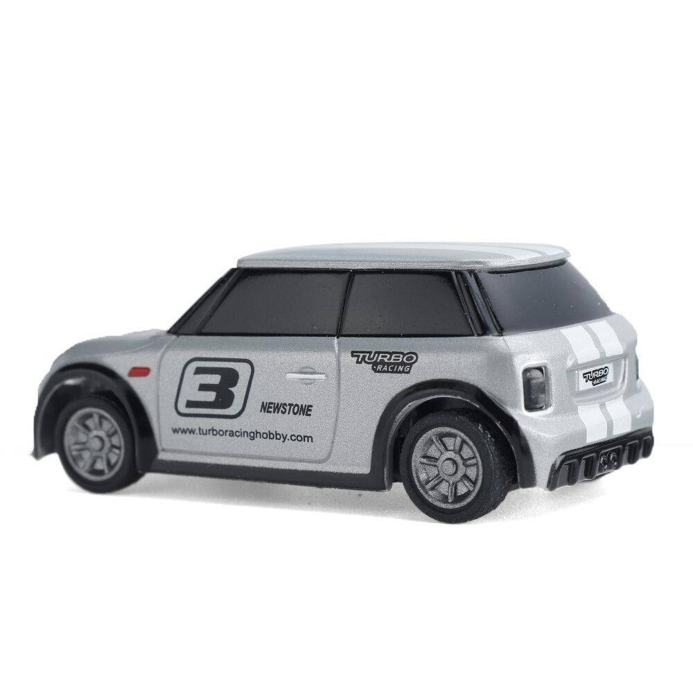 RTR 1/76 2.4G 2WD Fully Proportional Control Mini RC Car LED Light Vehicles Model Kids Children Toys Image 3