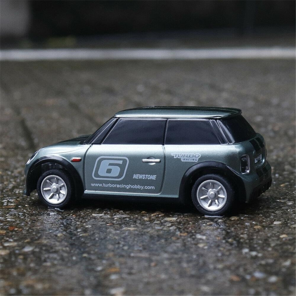 RTR 1/76 2.4G 2WD Fully Proportional Control Mini RC Car LED Light Vehicles Model Kids Children Toys Image 8