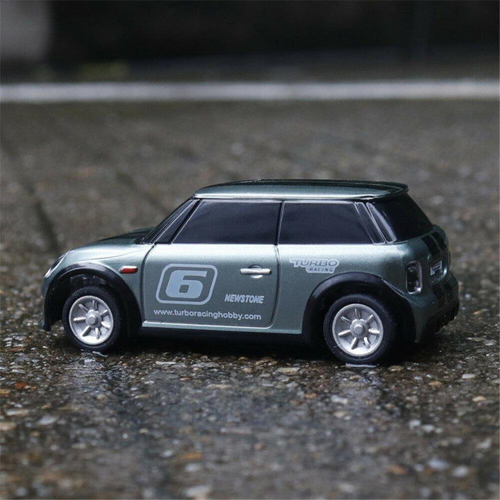 RTR 1/76 2.4G 2WD Fully Proportional Control Mini RC Car LED Light Vehicles Model Kids Children Toys Image 8