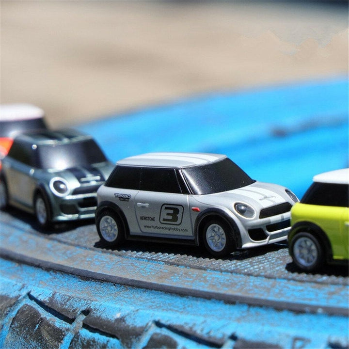 RTR 1/76 2.4G 2WD Fully Proportional Control Mini RC Car LED Light Vehicles Model Kids Children Toys Image 9