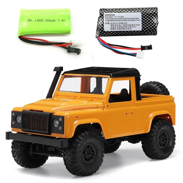 RTR with Two Battery 1,12 2.4G 4WD RC Car with LED Light Vehicles Truck Models Image 9