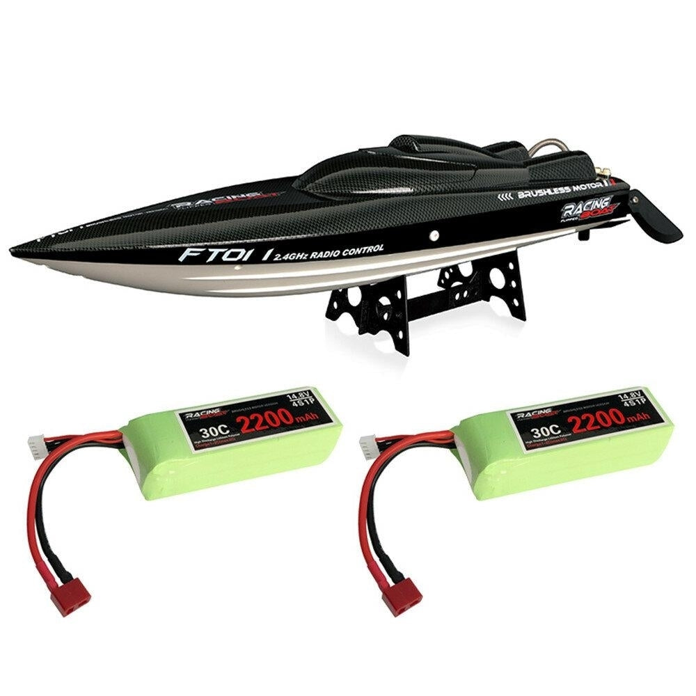 Several Battery 65CM 2.4G 50km,h Brushless RC Boat High Speed Model with Water Cooling System Toys 220V Image 2