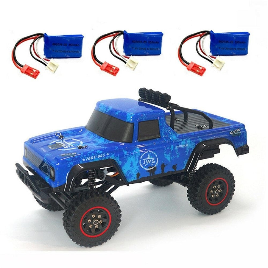 Several Battery RTR 1,18 2.4G 4WD RC Car Vehicles Model Truck Off-Road Climbing Children Toys Image 1