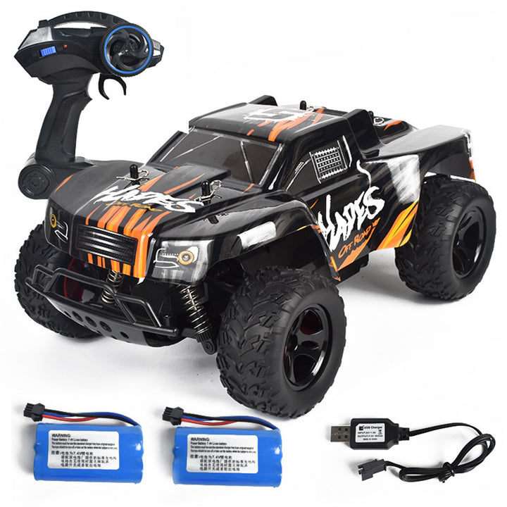 RTR Two Battery 2.4G RWD 30km,h RC Car Vehicles Models High Speed Off-Road Truck Kid Children Toys Image 9