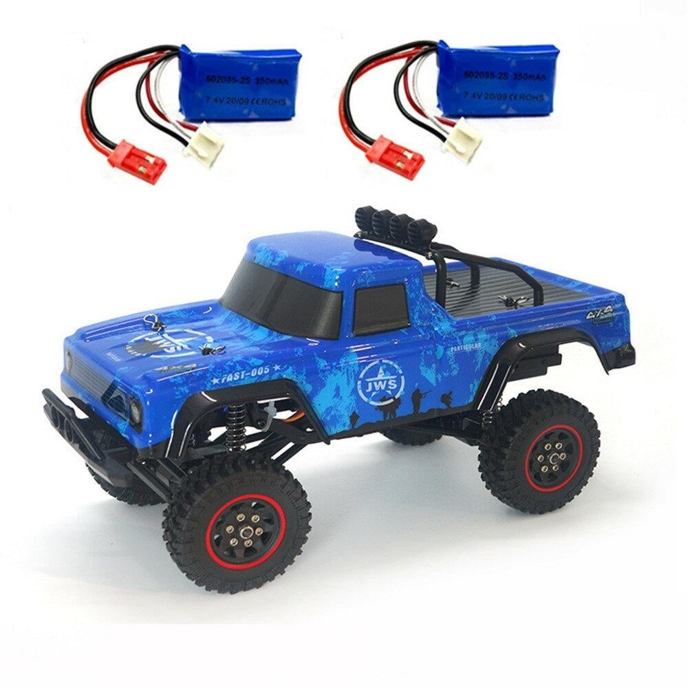 Several Battery RTR 1,18 2.4G 4WD RC Car Vehicles Model Truck Off-Road Climbing Children Toys Image 2