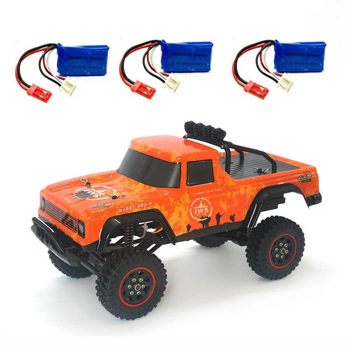 Several Battery RTR 1,18 2.4G 4WD RC Car Vehicles Model Truck Off-Road Climbing Children Toys Image 3