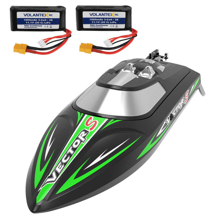 Several Battery Vector EXA79704R 40km,h RTR Brushless RC Boat Vehicles Toys Self-Righting Reverse Water Cooling Model Image 6