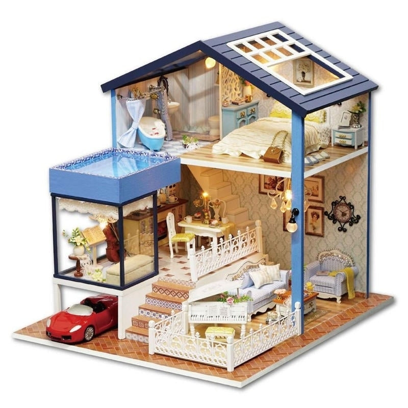 Seattle DIY Miniature Model With Light Music Collection Gift Decor Image 1