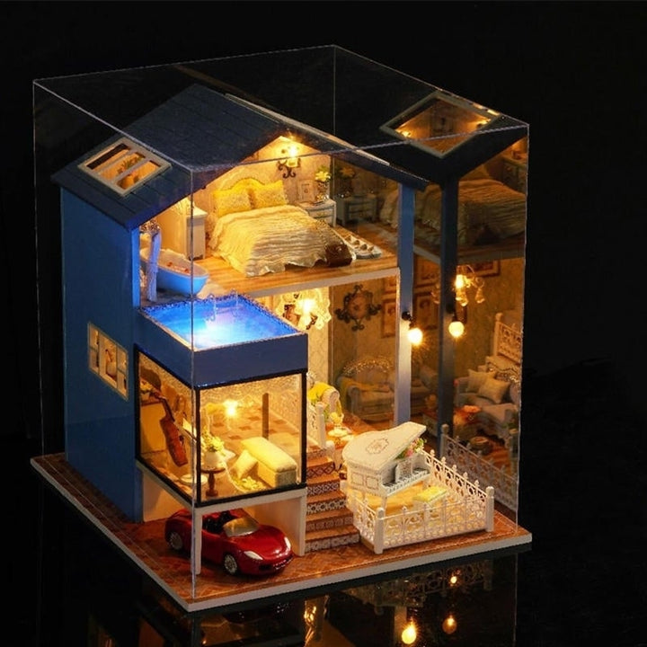 Seattle DIY Miniature Model With Light Music Collection Gift Decor Image 4