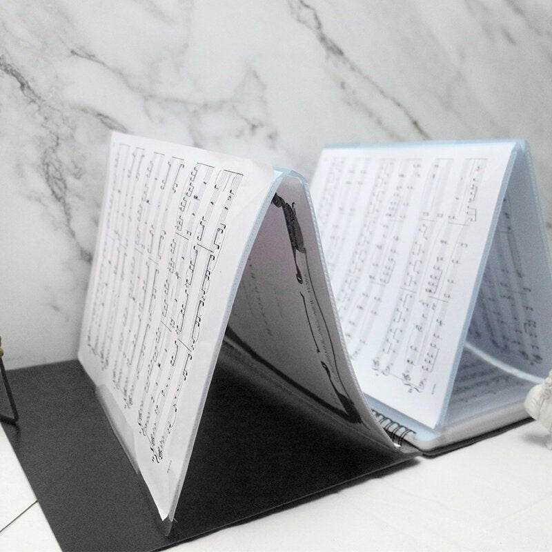 Size Music Score Holder Paper Sheet Document File Organizer Music Paper Folder 40 Pockets for Guitar Violin Piano Image 4
