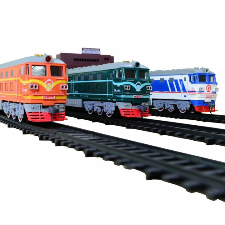 Simulation Electric Rail Car Model Toy Track Accessories Sandbox General Scene Railroad Crossing Cave Iron Bridge Indoor Image 1