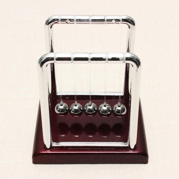 Small Size Cradle Steel Balance Ball Physics Pendulum Toys Image 2