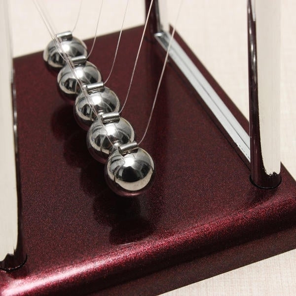 Small Size Cradle Steel Balance Ball Physics Pendulum Toys Image 4