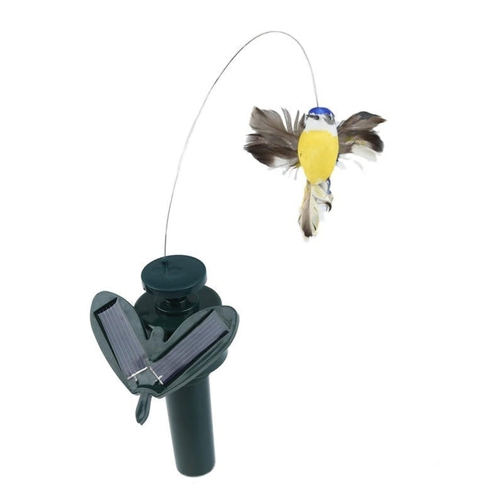 Solar Energy Toys Powered Flying Flapping Hummingbird Image 3