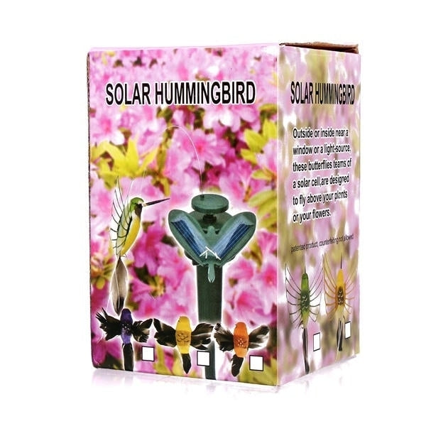 Solar Energy Toys Powered Flying Flapping Hummingbird Image 8