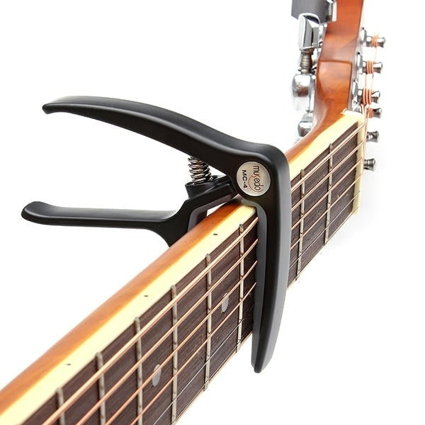 Soft Silica Metal Quick Change Key Capo for Classical Folk Guitar Image 4