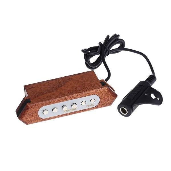 Sound-hole Pickup Transducer Wooden For Acoustic Guitar Image 1