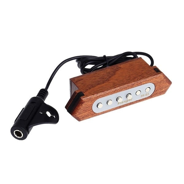 Sound-hole Pickup Transducer Wooden For Acoustic Guitar Image 4