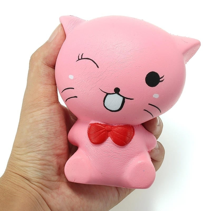Squishy Cat Kitten 12cm Soft Slow Rising Animals Cartoon Collection Gift Decor Toy Image 1