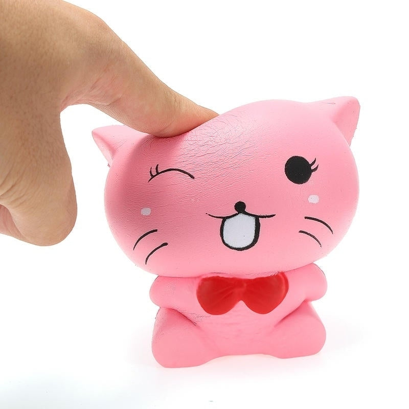 Squishy Cat Kitten 12cm Soft Slow Rising Animals Cartoon Collection Gift Decor Toy Image 2