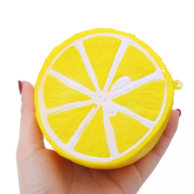 Squishy Half Lemon Soft Toy 10cm Slow Rising With Original Packaging Birthday Festival Gift Image 2