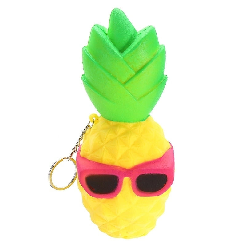 Squishy Cool Pineapple 16cm Slow Rising Soft Squeeze Collection Gift Decor Toy Image 1