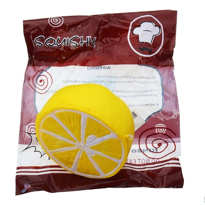 Squishy Half Lemon Soft Toy 10cm Slow Rising With Original Packaging Birthday Festival Gift Image 9