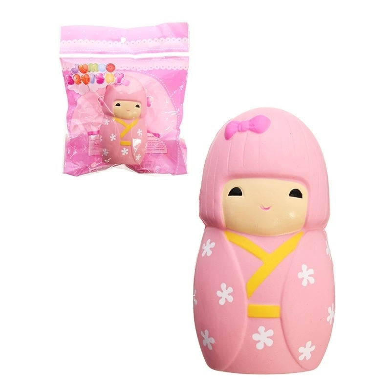 Squishy Sakura Cherry Blossom Girl Doll 11.5cm Slow Rising With Packaging Collection Gift Decor Toy Image 1