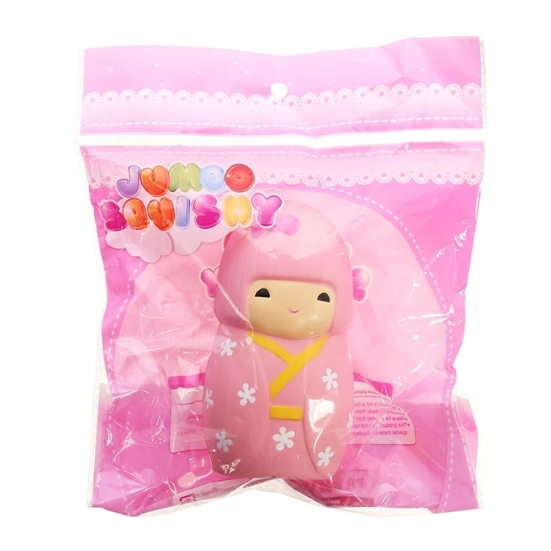 Squishy Sakura Cherry Blossom Girl Doll 11.5cm Slow Rising With Packaging Collection Gift Decor Toy Image 2