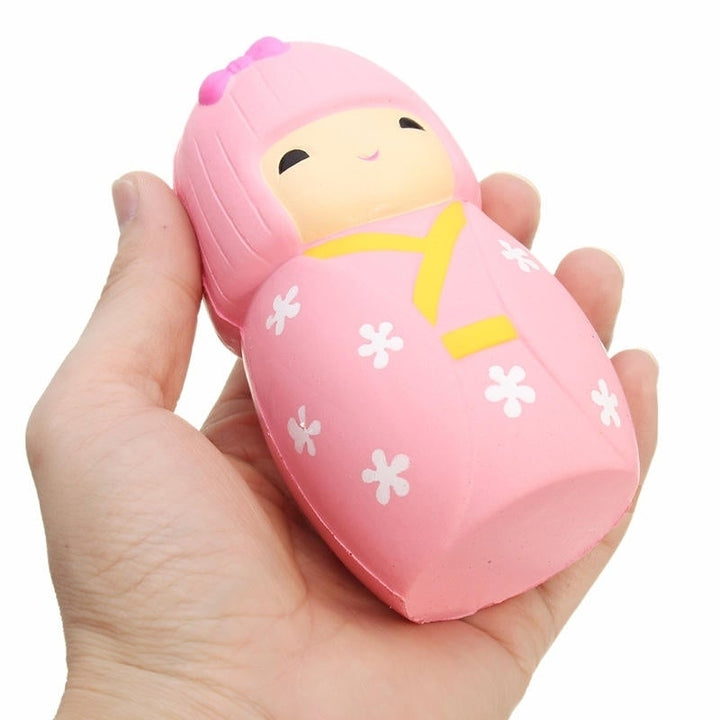 Squishy Sakura Cherry Blossom Girl Doll 11.5cm Slow Rising With Packaging Collection Gift Decor Toy Image 3