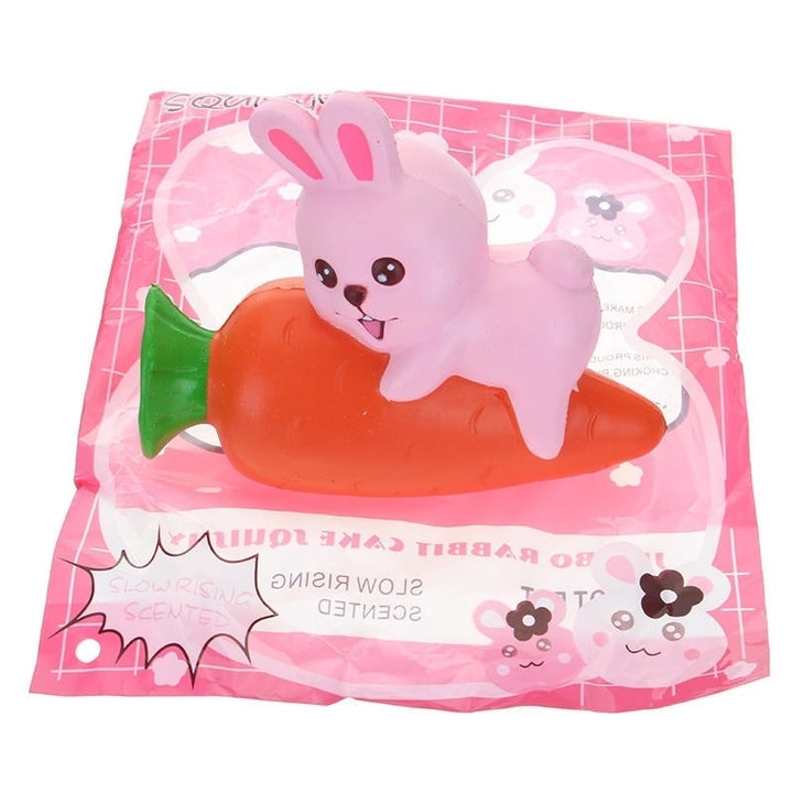 Squishy Rabbit Bunny Holding Carrot 13cm Slow Rising With Packaging Collection Gift Decor Toy Image 11