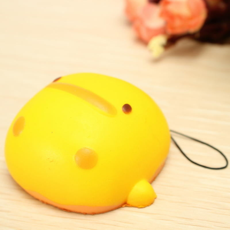 Squishy Yellow Duck Soft Cute Kawaii Phone Bag Strap Toy Gift 76.54cm Image 6