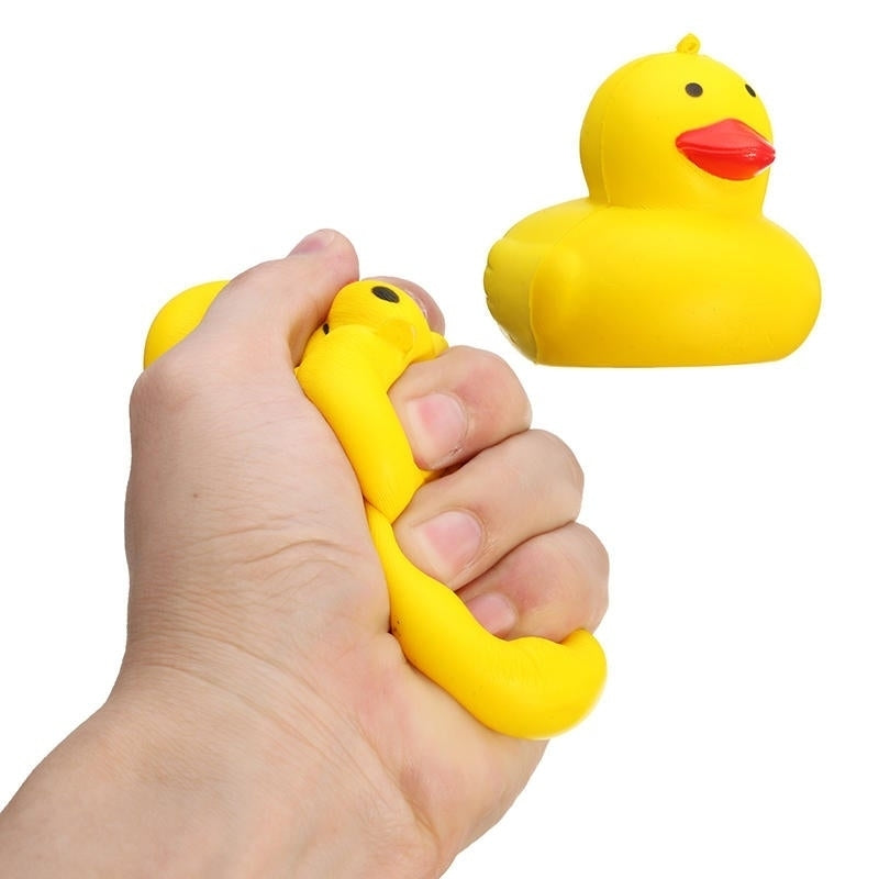 Squishy Yellow Duck 10cm Soft Slow Rising Cute Animals Collection Gift Decor Toy Image 10