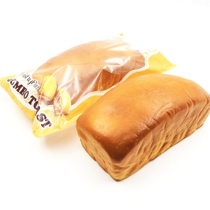 SquishyFun Squishy Jumbo Toast Bread 20cm Slow Rising Original Packaging Collection Gift Decor Toy Image 1