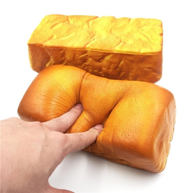SquishyFun Squishy Jumbo Toast Bread 20cm Slow Rising Original Packaging Collection Gift Decor Toy Image 3