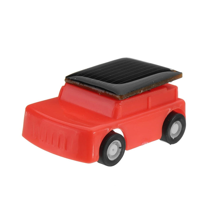 Solar Powered Toy Mini Car Kids Gift Super Cute Creative ABS No-toxic Material Children Favorate Image 4