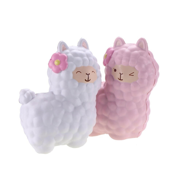 Squishy Alpaca 17x13x8cm Licensed Slow Rising Original Packaging Collection Gift Decor Toy Image 4