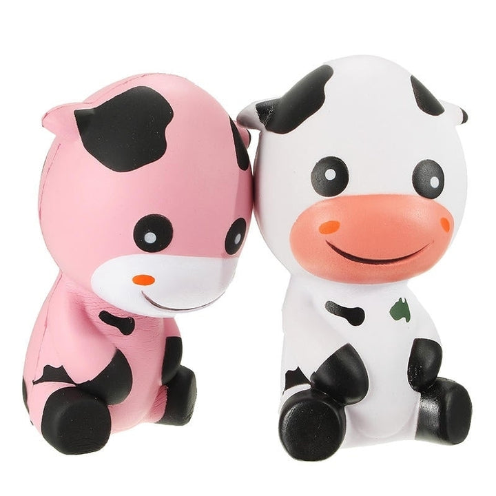 Squishy Baby Cow Jumbo 14cm Slow Rising With Packaging Animals Collection Gift Decor Toy Image 3